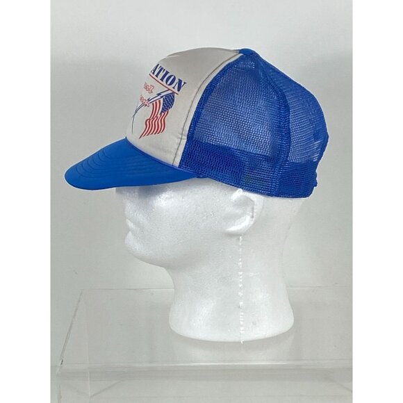 Vintage CIVIC Operation Desert Storm Trucker Mesh Snapback Hat Reg NWOT F277 - Picture 2 of 7